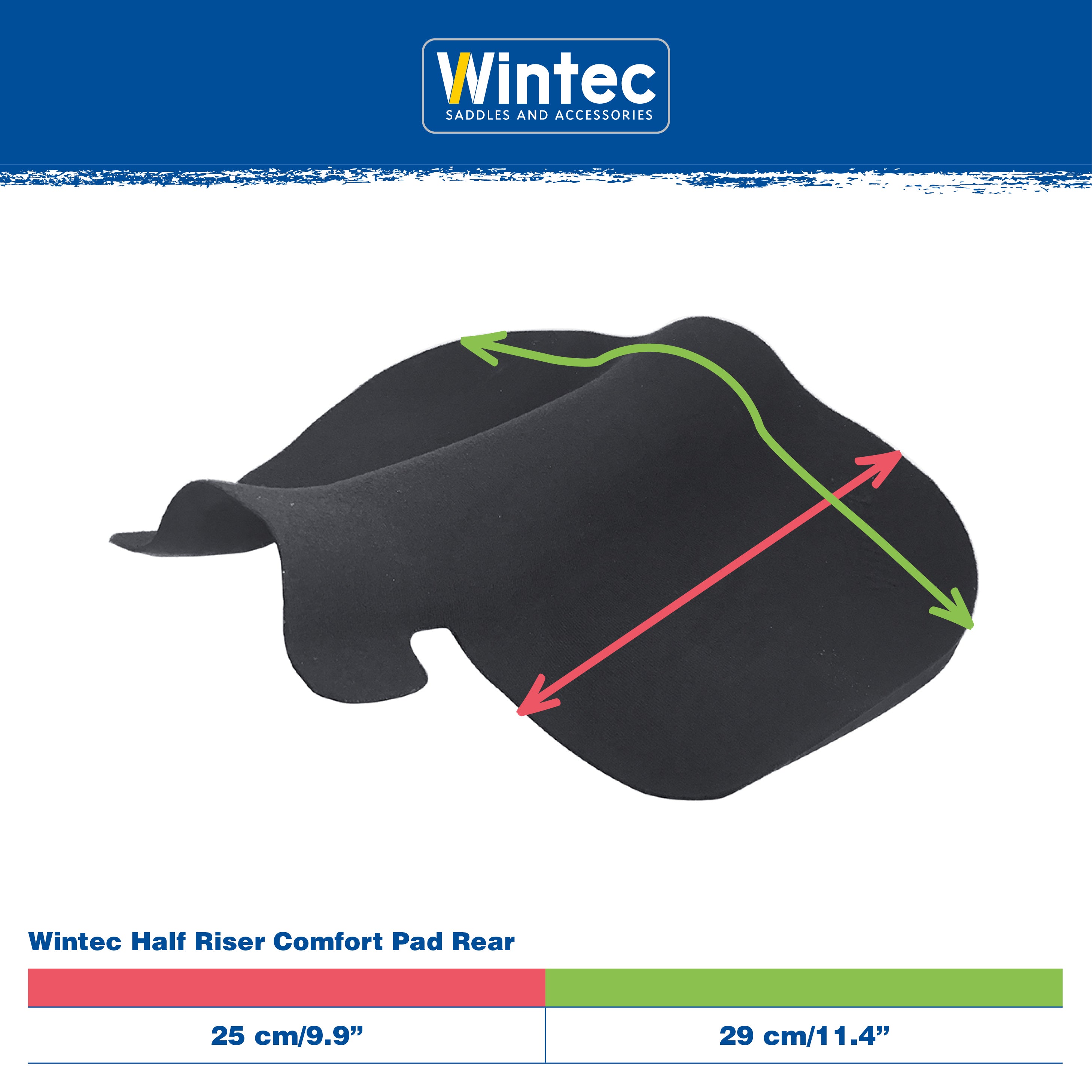 Wintec Half Riser Comfort Pad Rear